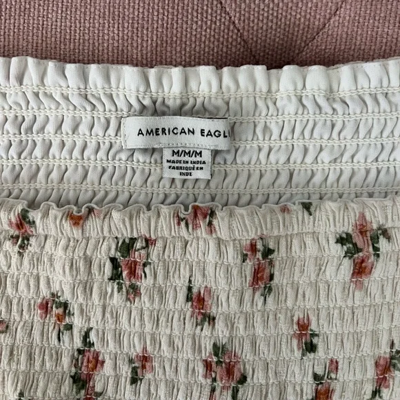 American Eagle Outfitters Cream Midi Dress - Picture 3 of 3